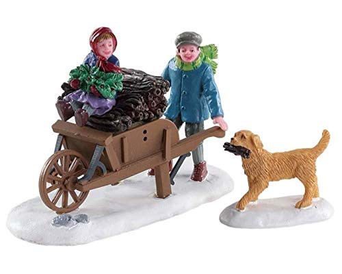 LEMAX - Gathering Kindling 82596 Figur Weihnachtsdorf Winterdorf von Lemax