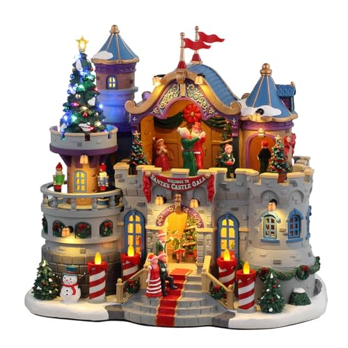 Lemax LED-beleuchtetes Gebäude „Santa's Castle Gala“ aus Harz H24,5 x 27,5 x 17 cm Lemax LED-beleuchtetes Gebäude „Santa's Castle Gala“ aus Harz H24,5 x 27,5 x 17 cm von Lemax