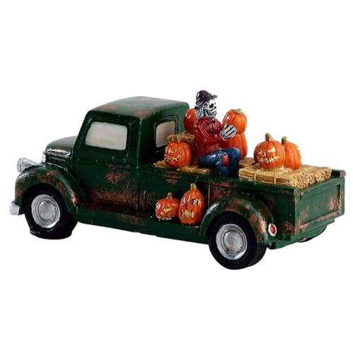 LEMAX - Pumpkin Pickup Truck 73318 Fahrzeug mit Kürbisse Halloween Spookytown von Lemax