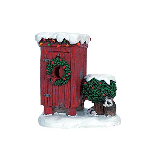 Lemax 64481 - Christmas Outhouse - Geschmücktes Plumpsklo - Zubehör Weihnachtsdorf von Lemax