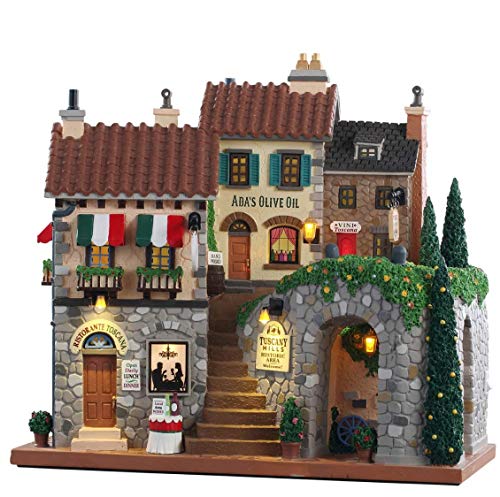 Lemax 85320 - Tuscany Hills - NEU 2019 - Caddington Village Facades - Beleuchtete Fassade LED - Weihnachten/Weihnachtsdeko von Lemax