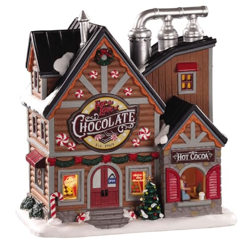 Lemax - Fot The Love of Chocolate Shop 05621 Schokoladenfabrik Weihnachtsdorf Winterdorf von Lemax