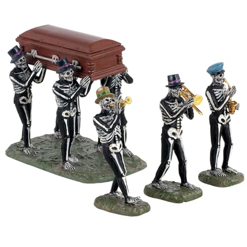 Lemax - Jazz Funeral, Set of 4 von Lemax
