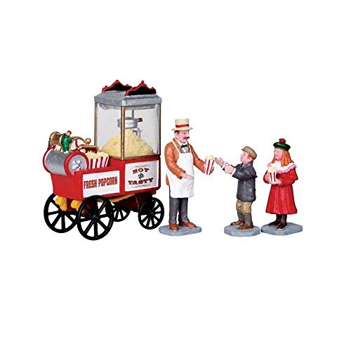 Lemax - "Popcorn Seller - Popcorn Zübehör für die eigene kleine Weihnachtswelt von Lemax