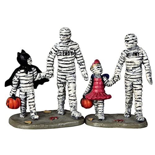 Lemax Spooky Town Trick or Treating with Mummy and Deady, 2er Set #62423 von Lemax