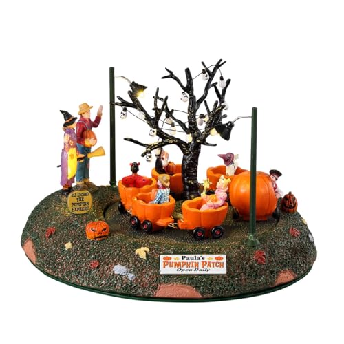 Lemax Village Collection – Spooky Town Pumpkin Patch Train Battery Operated Accessory #34061 von Lemax
