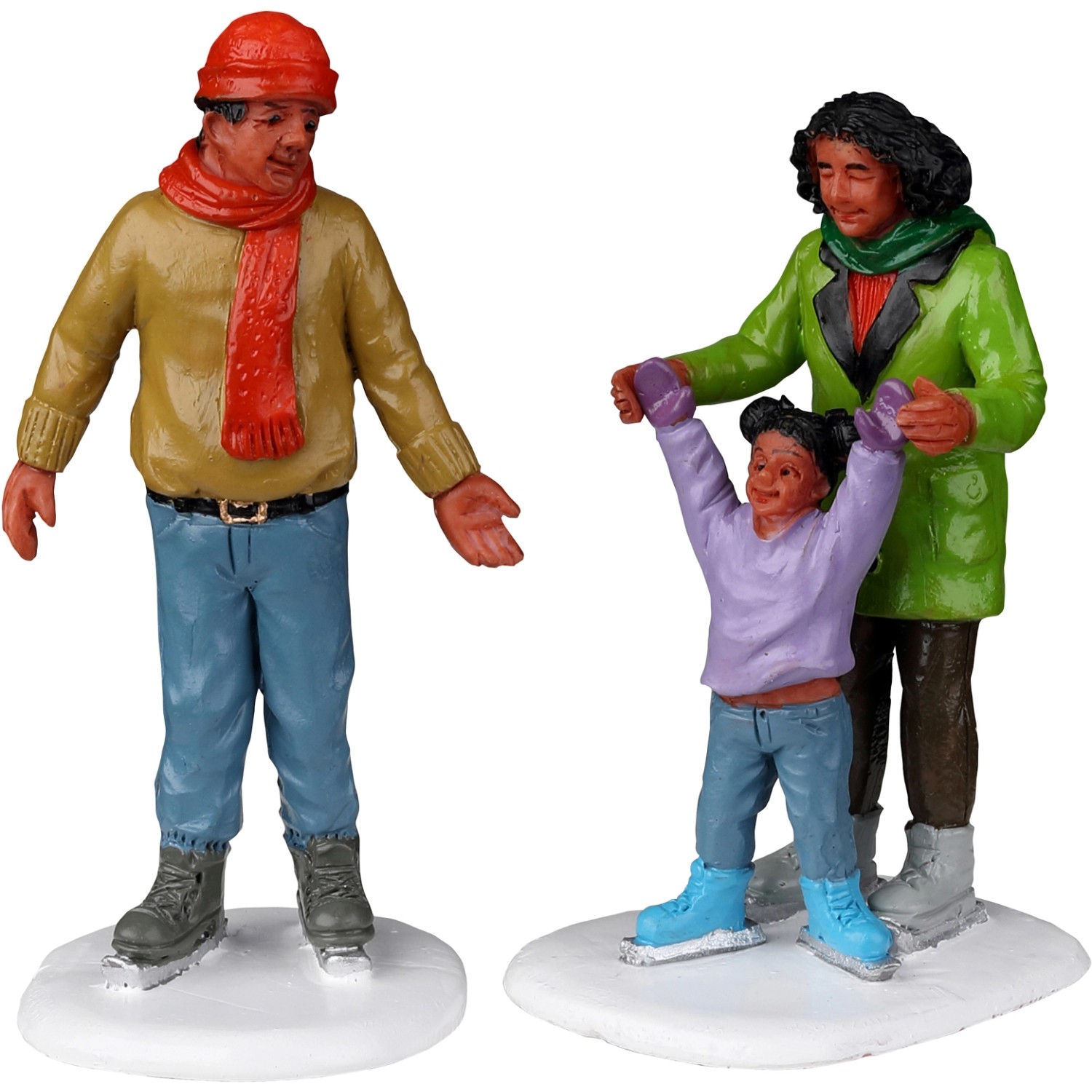 Lemax Weihnachtsdekoration 2er-Set Eislaufende Familie Lemax Weihnachtsdekoration 2er-Set Eislaufende Familie von Lemax
