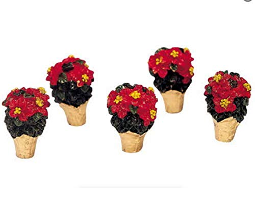 Miniature Poinsettia Set of 5 by Lemax Miniature Poinsettia Set of 5 by Lemax von Lemax