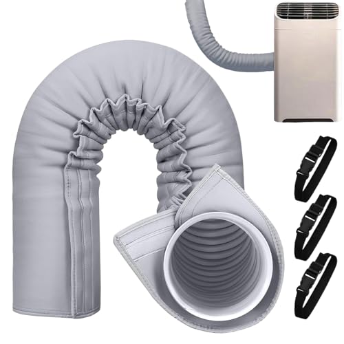 AC Schlauch Abdeckung | Zubehör Für Mobile Klimageräte | Flexible Isolierte Rohrschutz Hülse Passend Für 15 Cm Und 12,7 Cm Durchmesser AC Schlauch Abdeckung | Zubehör Für Mobile Klimageräte | Flexible Isolierte Rohrschutz Hülse Passend Für 15 Cm Und 12,7 Cm Durchmesser von Lembeauty