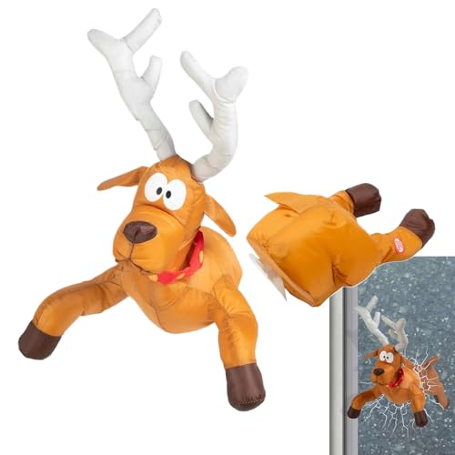 Animierte Fensterdeko Weihnachten, Aufblasbarer Krachende Weihnachtsmann Mit Rentier, 3D Lustige Fensterdekoration Ton Aktiviert Mit Kicken Bein Und Zerbrochenes Glas Sticker, für Zuhause und Türen Animierte Fensterdeko Weihnachten, Aufblasbarer Krachende Weihnachtsmann Mit Rentier, 3D Lustige Fensterdekoration Ton Aktiviert Mit Kicken Bein Und Zerbrochenes Glas Sticker, für Zuhause und Türen von Lembeauty