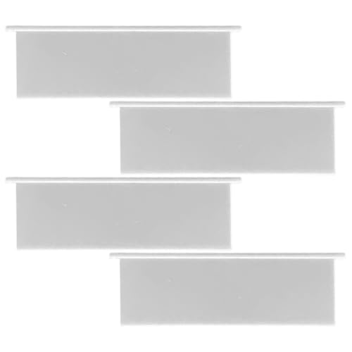 Außenlufttrockner Abdeckung - 4 Stück Außenluftabdeckung für Trockner mit Luftstrom - Gitter mit Klappen als Schutz gegen Vögel und Feuerfunken für Dach Wand Garage Küche Waschkeller - von Lembeauty