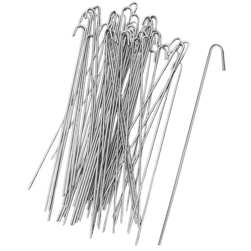 Draht Binder | 100 Stück Drahtbinder - Aluminium Vielseitiges Befestigungselement Für Garten Rasen Terrasse Spielplatz Und Hinterhof von Lembeauty