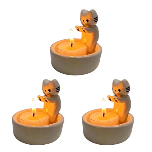 Kerzenhalter Katzen Teelicht | Katze Pfote Wärmer Kerzenhalter | Hohe Temperatur Resistent & Langlebig Cartoon Kätzchen Kerzenhalter | Handcrafted Lovely Home Decoration Geschenk Kerzenhalter Katzen Teelicht | Katze Pfote Wärmer Kerzenhalter | Hohe Temperatur Resistent & Langlebig Cartoon Kätzchen Kerzenhalter | Handcrafted Lovely Home Decoration Geschenk von Lembeauty