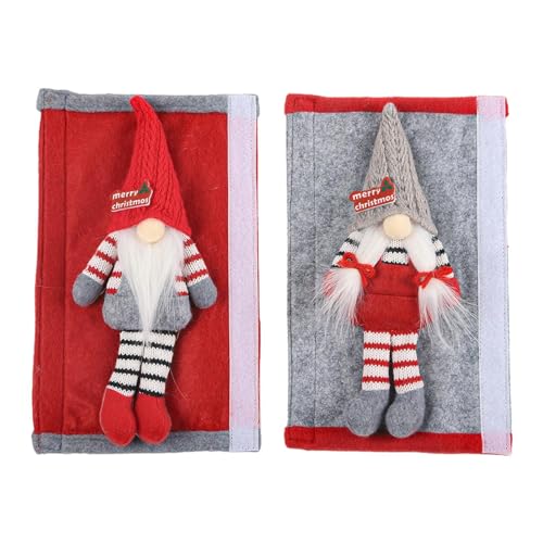 Kühlschranktürgriff-Abdeckung | 2er Set Haushaltsgeräte Griffschutz,Rutschfester Deko Weihnachtsgnom Schutz für Küche Kleinraum Wohnung Mikrowelle Geschirrspüler Kühlschrank Kühlschranktürgriff-Abdeckung | 2er Set Haushaltsgeräte Griffschutz,Rutschfester Deko Weihnachtsgnom Schutz für Küche Kleinraum Wohnung Mikrowelle Geschirrspüler Kühlschrank von Lembeauty