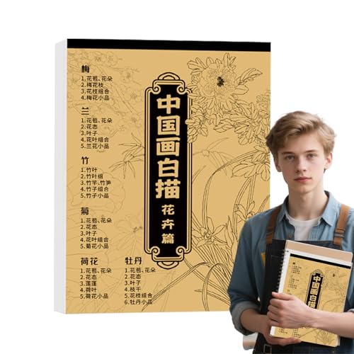 Lembeauty Chinesische Malerei Abzeichnalbum mit Kopiervorlagen für verschiedene Motive, Kopiervorlagen Für Chinesische Malerei Anfänger, Traditionelles Chinesisches Skizzenbuch als Lembeauty Chinesische Malerei Abzeichnalbum mit Kopiervorlagen für verschiedene Motive, Kopiervorlagen Für Chinesische Malerei Anfänger, Traditionelles Chinesisches Skizzenbuch als von Lembeauty