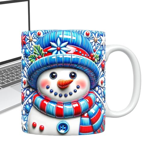 Lembeauty Christmas Mugs, Keramik 3D Weihnachtsbecher, 350ml 3D Design Trinkgefäß Mit Für Urlaub Tee Küche Festtag Damen Geburtstag Lembeauty Christmas Mugs, Keramik 3D Weihnachtsbecher, 350ml 3D Design Trinkgefäß Mit Für Urlaub Tee Küche Festtag Damen Geburtstag von Lembeauty