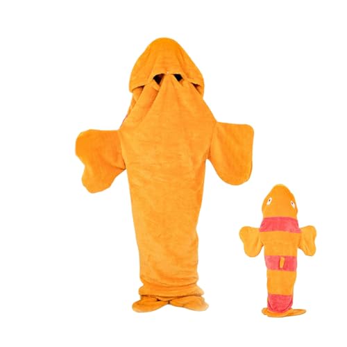 Lembeauty Clownfisch Decke | Tier Kapuzendecke | Clownfisch Tragbare Kapuzendecke | Warm Und Gemütlich Flanell Decke Hoodie | Tier Decke Hoodie Für Erwachsene Lembeauty Clownfisch Decke | Tier Kapuzendecke | Clownfisch Tragbare Kapuzendecke | Warm Und Gemütlich Flanell Decke Hoodie | Tier Decke Hoodie Für Erwachsene von Lembeauty