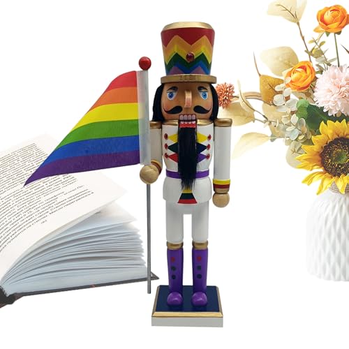 Lembeauty Nussknacker Skulptur - Weihnachtliche Holznussknacker Figur - Traditioneller Sammelornament Für Fensterbank Bücherregal Esstisch Weihnachtsdekoration Lembeauty Nussknacker Skulptur - Weihnachtliche Holznussknacker Figur - Traditioneller Sammelornament Für Fensterbank Bücherregal Esstisch Weihnachtsdekoration von Lembeauty