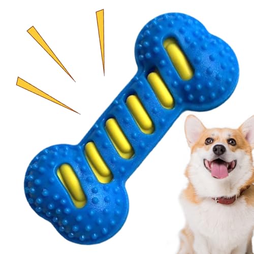 Lembeauty Quietschspielzeug Für Hunde - Hundekauspielzeug Knochenform,Beschäftigung, Beruhigendes Sinnesspiel & Interaktives Für Zahnende Hunde Lembeauty Quietschspielzeug Für Hunde - Hundekauspielzeug Knochenform,Beschäftigung, Beruhigendes Sinnesspiel & Interaktives Für Zahnende Hunde von Lembeauty