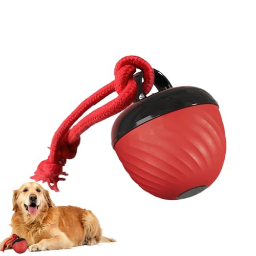 Lembeauty Rollender Ball Hundespielzeug,Rollendes Kauspielzeug für Haustiere | 3 Modi Intelligentes Spiel Für Zahnung, Gegen Langeweile Und Starke Beißer Lembeauty Rollender Ball Hundespielzeug,Rollendes Kauspielzeug für Haustiere | 3 Modi Intelligentes Spiel Für Zahnung, Gegen Langeweile Und Starke Beißer von Lembeauty