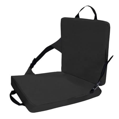 Lembeauty Tribünensitz, Tribünensitze mit Rückenlehne und Polster, Tragbarer Sitzkissen Für Outdoor Camping Konzert von Lembeauty