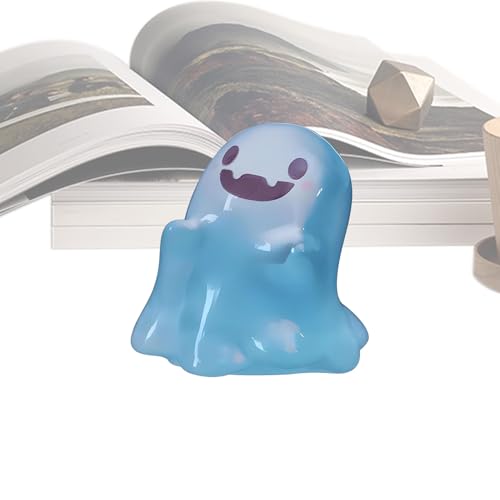 Leuchtet Im Dunkeln Halloween,Leuchtende Resin Figuren Kleine Garten Deko | Saisonales Wohnaccessoire Für Schreibtisch Bücherregal Wohnzimmer Halloween Deko von Lembeauty