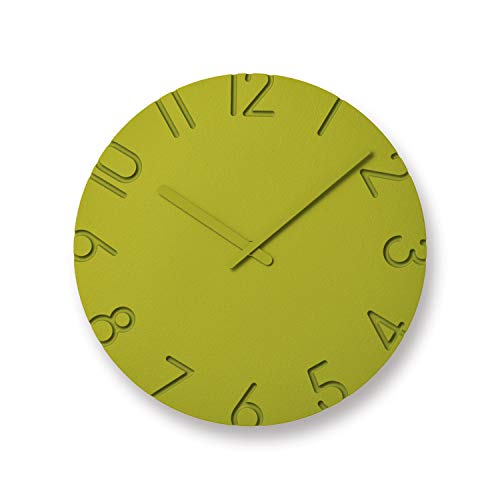 Lemnos Wanduhr Carved Colored/Große Designer Wanduhr ohne Tickgeräusche aus Japan/weiße Wanduhr modern/Küchenuhr, Uhr Wohnzimmer oder Wanduhr Büro Lemnos Wanduhr Carved Colored/Große Designer Wanduhr ohne Tickgeräusche aus Japan/weiße Wanduhr modern/Küchenuhr, Uhr Wohnzimmer oder Wanduhr Büro von Lemnos