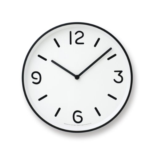 Lemnos Wanduhr Mono Clock/Designer Wanduhr ohne Tickgeräusche aus Japan/Wanduhr modern mit schleichender Sekunde/Küchenuhr, Uhr Wohnzimmer/Clock Lemnos Wanduhr Mono Clock/Designer Wanduhr ohne Tickgeräusche aus Japan/Wanduhr modern mit schleichender Sekunde/Küchenuhr, Uhr Wohnzimmer/Clock von Lemnos