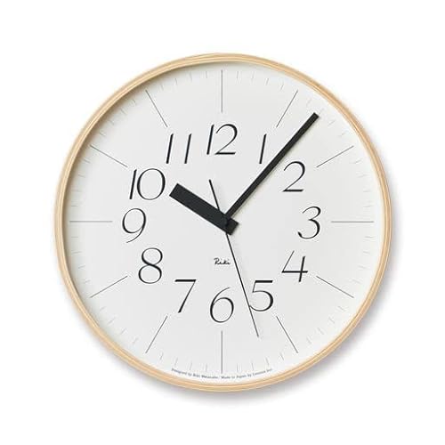 Lemnos Wanduhr Riki Clock Optima S/Designer Wanduhr ohne Tickgeräusche aus Japan/Wanduhr modern mit schleichender Sekunde/Küchenuhr, Uhr Wohnzimmer/Clock Lemnos Wanduhr Riki Clock Optima S/Designer Wanduhr ohne Tickgeräusche aus Japan/Wanduhr modern mit schleichender Sekunde/Küchenuhr, Uhr Wohnzimmer/Clock von Lemnos