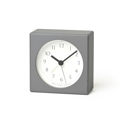 Lemnos Wecker nuan grau, weißes Ziffernblatt/Wecker Analog ohne Ticken/Reisewecker in japanischer Qualität aus Holz gefertigt/analoger Wecker ohne Ticken/Wecker batteriebetrieben Lemnos Wecker nuan grau, weißes Ziffernblatt/Wecker Analog ohne Ticken/Reisewecker in japanischer Qualität aus Holz gefertigt/analoger Wecker ohne Ticken/Wecker batteriebetrieben von Lemnos