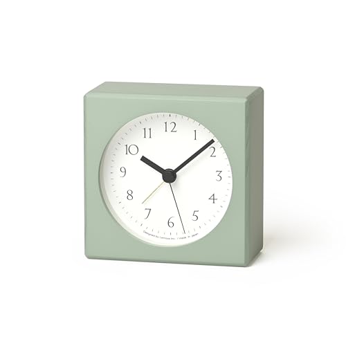 Lemnos Wecker nuan hellgrün, weißes Ziffernblatt/Wecker Analog ohne Ticken/Reisewecker in japanischer Qualität aus Holz gefertigt/analoger Wecker ohne Ticken/Wecker batteriebetrieben Lemnos Wecker nuan hellgrün, weißes Ziffernblatt/Wecker Analog ohne Ticken/Reisewecker in japanischer Qualität aus Holz gefertigt/analoger Wecker ohne Ticken/Wecker batteriebetrieben von Lemnos