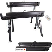 Arbeitsbock 2er Set höhenverstellbar, Klappbock bis 590 kg Tragkraft von Lemodo