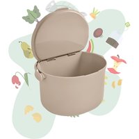 Behälter für Küchenabfälle, formschöner Komposteimer, cappuccino Behälter für Küchenabfälle, formschöner Komposteimer, cappuccino von Lemodo