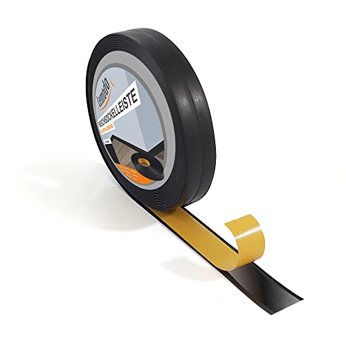 LEMODO Weichsockelleiste selbstklebend 18 + 18 mm (36 mm Gesamtbreite) | Winkelleiste aus PVC | Abschlussleiste auf der Rolle | Als Knickwinkelleiste oder Flachleiste einsetzbar von Lemodo
