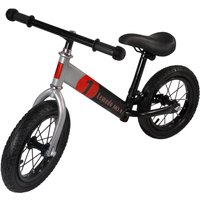 Lauflernrad rot mit Luftreifen, Kinderlaufrad 12 Zoll Lufträder, höhenverstellbares Balance Bike von Lemodo