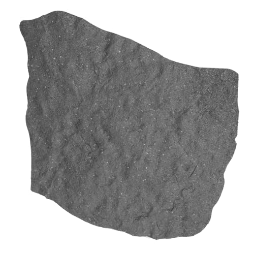 Lemodo Trittstein 2 Stück, Gartenplatte in Steinoptik, Gehwegplatte, Beetplatte, Laufplatte aus Gummi, 42x53x2,3 cm von Lemodo