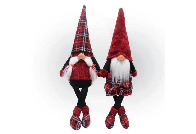 Lemodo Wichtel Kantenhocker 2er Set, Weihnachtsdeko von Lemodo