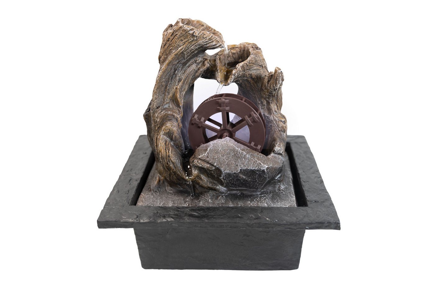 Lemodo Zimmerbrunnen Tischbrunnen mit drehendem Wasserrad, 21,5 cm Breite Lemodo Zimmerbrunnen Tischbrunnen mit drehendem Wasserrad, 21,5 cm Breite von Lemodo