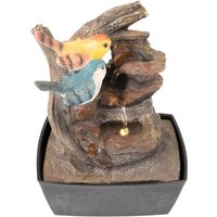 Zimmerbrunnen mit LED-Beleuchtung, Dekobrunnen “Vögel” für die Wohnung von Lemodo