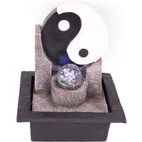 Zimmerbrunnen mit LED-Beleuchtung, Dekobrunnen “Yin Yang” für die Wohnung von Lemodo