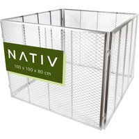 Metall Komposter 800 L silber, stabiler Komposter für eigenen Bio-Kompost Metall Komposter 800 L silber, stabiler Komposter für eigenen Bio-Kompost von Lemodo