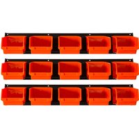 Wandhalterungs-Set mit Boxen, 21-teilig von Lemodo