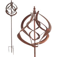 Windrad aus Metall in Kupferoptik, Gartendeko, 213 cm hoch Windrad aus Metall in Kupferoptik, Gartendeko, 213 cm hoch von Lemodo