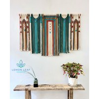 Boho-Makramee-Wandbehang, Makramee-Wandbehang, Individuelle Wand-Makramee, Handgefertigte Makramee-Wandbehang-Geschenke, Makramee-Wandkunst Für von LemonLeafMacrame