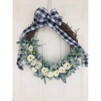 Lämmer Ohrkranz, Frühlingskranz, Frühlings Kranz, Ohr Und Ranunkeln Bauernhaus Muttertagskranz Lämmer Ohrkranz, Frühlingskranz, Frühlings Kranz, Ohr Und Ranunkeln Bauernhaus Muttertagskranz von LemonMagnoliaMarket