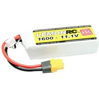 LemonRC Modellbau-Akkupack (LiPo) 11.1V 1600 mAh Zellen-Zahl: 3 35 C Softcase XT60 von LemonRC