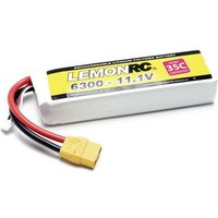 LemonRC Modellbau-Akkupack (LiPo) 11.1V 6300 mAh Zellen-Zahl: 3 35 C Softcase XT90 von LemonRC