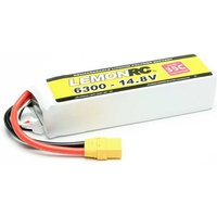 LemonRC Modellbau-Akkupack (LiPo) 14.8V 6300 mAh Zellen-Zahl: 4 35 C Softcase XT90 von LemonRC