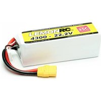 LemonRC Modellbau-Akkupack (LiPo) 22.2V 4300 mAh Zellen-Zahl: 6 35 C Softcase XT90 von LemonRC