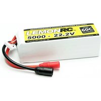 LemonRC Modellbau-Akkupack (LiPo) 22.2V 5000 mAh Zellen-Zahl: 6 60 C Softcase AS150 von LemonRC